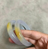 天然翡翠原石手鐲毛料吊墜手串平安扣戒指冰種飄花帝王綠定制專拍 定制翡翠手鐲 曬單實拍圖