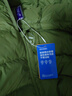 asics亞瑟士童裝25年冬季兒童柔軟舒適三防輕薄保暖羽絨服【高充絨量】 軍綠色 清潔度1000-鴨絨 175 充絨量117.3g 曬單實(shí)拍圖