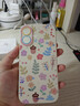 XP適用iphone17手機殼鏡頭全包蘋(píng)果17散熱軟硅膠可愛(ài)卡通女高級感防摔帶掛繩保護套-古董白堅果鮮花 曬單實(shí)拍圖