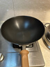康巴赫鈦香鐵鍋無(wú)涂層防銹炒鍋不粘鍋32cm家用平底炒菜鍋電磁爐燃氣通用 曬單實(shí)拍圖