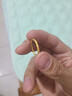 六福珠寶福滿(mǎn)傳家系列足金麻花黃金戒指素圈戒指送禮 計價(jià) G23TBGR0001 15號-3.47克(含工費267元) 曬單實(shí)拍圖