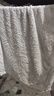 內野（UCHINO）素色典雅毛巾pro A類(lèi)無(wú)捻純棉毛巾洗臉洗澡吸水速干面巾霧灰色 曬單實(shí)拍圖