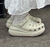 卡駱馳（crocs）經(jīng)典泡芙Clog男女一腳蹬懶人沙灘鞋 CR207521-2Y2 37 曬單實(shí)拍圖