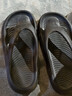 BAIHOU白猴夏季男女學(xué)生夾腳人字拖軟底加厚室內涼拖鞋 R-18黑40-41 曬單實(shí)拍圖