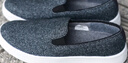 Allbirds休閑鞋Wool Cruiser Slip On秋季新品羊毛懶人鞋輕便男女一腳蹬 深灰色（淺灰底） 42 /M9 男碼 曬單實(shí)拍圖