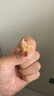 周大福 靈巧可愛(ài)狗與骨頭耳釘足金黃金(工費220)約1.15g EOF600 曬單實(shí)拍圖