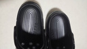 名創(chuàng  )優(yōu)品（MINISO）洞洞鞋女男夏季外穿沙灘涼鞋防滑厚底踩屎感包頭涼拖鞋黑色38-39 曬單實(shí)拍圖