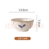 賀川屋陶瓷湯碗大號日式碗8英寸大碗釉下彩家用酸菜魚(yú)湯盆 2只 蘭亭序 曬單實(shí)拍圖