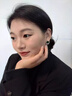 胖東來(lái)品質(zhì)扣時(shí)尚氣質(zhì)純銀耳環(huán)女夸張2025年新款潮感大氣耳釘 銀針耳扣 方塊水晶綠色 曬單實(shí)拍圖