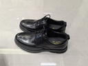 奧康（Aokang）牛皮系帶皮鞋男英倫風(fēng)正裝商務(wù)鞋子男黑色42碼 曬單實(shí)拍圖