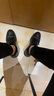 回力官方男鞋皮鞋男冬季正裝鞋英倫風(fēng)厚底商務(wù)鞋保暖鞋子男 黑色 42 曬單實(shí)拍圖