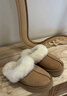UGG秋季女士經(jīng)典舒適厚底毛拖包頭休閑懶人毛毛鞋勃肯鞋 1122550 CHE|栗色 38 曬單實(shí)拍圖