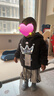 鴨鴨（YAYA）兒童羽絨服男童女童2025新款冬季輕薄款時(shí)尚短款面包保暖寶寶外套 黑色-男 100 曬單實(shí)拍圖