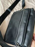 歐倫馳（OULUNCHI）高端品牌單肩包男新款時(shí)尚斜挎包頭層牛皮多功能商務(wù)休閑男士挎包 黑色 曬單實(shí)拍圖