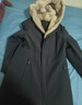 BESNOS意大利品牌派克服女冬季新款加厚水貂皮內膽可拆卸皮草外套中長(cháng)款 藏青 毛袖 L /推薦體重111-120斤 曬單實(shí)拍圖
