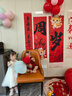 班喜迪女童連衣裙夏裝洋氣寶寶公主裙周歲禮服兒童裙子夏季小女孩背心裙 米色 90 曬單實(shí)拍圖