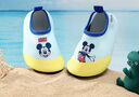 迪士尼兒童沙灘鞋防滑浮潛襪男童女孩游泳溯溪涉水鞋D95907藍黃米奇M 曬單實(shí)拍圖