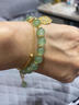 新中式高級感金枝玉葉中國風(fēng)手鏈女幸運珠和田玉色手串送禮物 金枝玉葉手鏈 曬單實(shí)拍圖