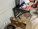 甄嚴選電腦桌臺式電競桌椅套裝組合桌子辦公家用桌學(xué)習桌書(shū)房書(shū)桌寫(xiě)字桌 【黑架+黑碳纖紋面】單桌120*60 曬單實(shí)拍圖