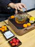 唐興圍爐煮茶烤火爐套裝2025新款室內(nèi)蒸煮茶壺電陶爐烤網(wǎng)養(yǎng)生壺煮茶爐 2200w方形電陶爐+護(hù)屜烤盤+半月壺 曬單實(shí)拍圖