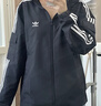 adidas經(jīng)典三條紋運(yùn)動連帽夾克外套男女秋季阿迪達(dá)斯三葉草 黑色   L 曬單實(shí)拍圖