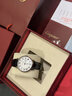 卡地亞瑞士品牌原裝手表男士機械表超薄防水夜光2025新款十大名牌男表 CO0598黑帶白面 曬單實(shí)拍圖