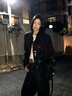 馬迪安短款小香風高級感外套女2025春秋新款單排扣復古法式氣質(zhì)百搭上衣 藏青色 常規(guī) M 建議96-110斤 曬單實拍圖