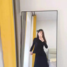 浪莎半高領(lǐng)打底衫女春秋季親膚舒適保暖內(nèi)搭修身上衣薄款長袖打底衫黑色L (建議80-125斤) 曬單實拍圖