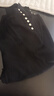 深呼吸DEEP BREATH女裝金屬扣可機洗純羊毛針織衫女A301328 黑 S (2) 曬單實(shí)拍圖