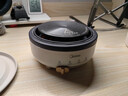 美的（Midea）電煮鍋 電炒鍋 便攜式折疊鍋 分體式小電鍋 316L不銹鋼 0涂層旅行出差燒水電水壺多功能鍋XZC16X01 曬單實(shí)拍圖