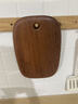 安覓烏檀木整木菜板水果切菜板砧板實(shí)木防霉抗菌家用食品級嬰兒輔食板 橢圓形【進(jìn)口烏檀整木】小號（30*20*2.5cm) 曬單實(shí)拍圖