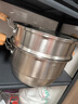 愛(ài)仕達蒸鍋304不銹鋼加高厚大容量廚房家用復底蒸饅頭鍋燃氣電磁爐通用 加高三層蒸鍋 32cm 曬單實(shí)拍圖