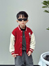 SNOOPY兒童秋季棒球服外套運動(dòng)休閑時(shí)尚  大紅 棒球小子  110 曬單實(shí)拍圖