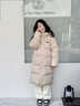 巴布豆（BOBDOG）95絨兒童羽絨服2025冬季男女中長(cháng)款保暖A類(lèi)三防抗菌面料連帽外套 卡其色 240g+充絨 【抗寒-20°C】 120 【約身高105-115cm 體重39斤】 曬單實(shí)拍圖