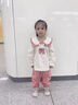 迪士尼寶寶女童套裝春裝2024新款兒童時髦洋氣衣服1一4歲女寶寶春春季兩件套 褐色 73 建議7-9個月13-18斤cm 曬單實拍圖
