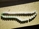 瑾然冰種翡翠散珠玉珠淺綠巴山玉石珠子 半成品男女款手鏈項鏈 13mm單顆 曬單實(shí)拍圖