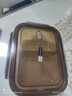 欣美雅（xinmeiya）玻璃飯盒可微波爐加熱專(zhuān)用碗學(xué)生上班族帶飯餐盒保鮮分隔型便當盒 大長(cháng)兩隔1060ml【單只】+保溫包 曬單實(shí)拍圖