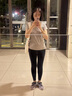 自由系運動(dòng)短袖女夏季跑步速干T恤修身顯瘦瑜伽服上衣普拉提訓練健身服 曬單實(shí)拍圖