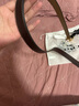 蔻馳（COACH）【品牌直供】男女通用經(jīng)典針扣可剪裁腰帶25MM棕色CF269 曬單實(shí)拍圖