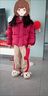 G.DUCKKIDS小黃鴨女童棉服套裝冬季2025新款兒童過(guò)年衣服女孩中大童兩件套 酒紅色棉衣+褲子套裝 110 建議100-110cm4-5歲 曬單實(shí)拍圖