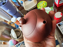 京東京造 宜興紫砂壺手工【原礦紫泥】煮茶泡茶壺茶具 西施壺210ml禮盒裝 曬單實(shí)拍圖