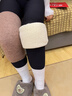 KYOLENS日本羊羔絨護膝蓋保暖老寒腿關(guān)節滑膜炎半月板損傷男女士防寒專(zhuān)用 曬單實(shí)拍圖
