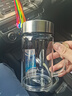 淅語(yǔ)耐熱單層玻璃杯加厚帶手柄透明過(guò)濾家用防爆帶蓋喝水杯子大容量 700ml超大厚款-帶過(guò)濾 曬單實(shí)拍圖