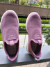 回力（Warrior）媽媽鞋女鞋軟底老人鞋一腳蹬網(wǎng)鞋輕便透氣休閑運動(dòng)鞋 紫紅 38  曬單實(shí)拍圖