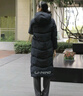 李寧火鍋羽絨服丨擋風(fēng)防潑水科技女子冬季顯瘦簡(jiǎn)約連帽長(cháng)外套AYMU502 曬單實(shí)拍圖