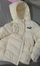 彪馬新款兒童羽絨服連帽 奶白10501 150  曬單實(shí)拍圖