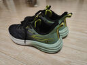回力男鞋運動(dòng)鞋男秋季2025新款休閑籃球鞋跑步鞋子男款 黑綠色 42 曬單實(shí)拍圖