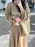 歐迪惠（Oudihui）新中式輕國風(fēng)吊帶連衣裙子夏季2025新款春季女裝開(kāi)衫三件套裝長(cháng)裙 開(kāi)衫+吊帶+半身裙 M 曬單實(shí)拍圖