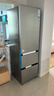 海爾（Haier）310升風(fēng)冷無(wú)霜三開(kāi)門(mén)多門(mén)家用小冰箱小型宿舍租房一級能效節能BCD-310WGHD3E7WV(銀) 曬單實(shí)拍圖