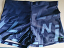 李寧（LI-NING）兒童泳褲男童青少年專(zhuān)業(yè)訓練平角游泳褲溫泉游泳裝備0122深藍170 曬單實(shí)拍圖
